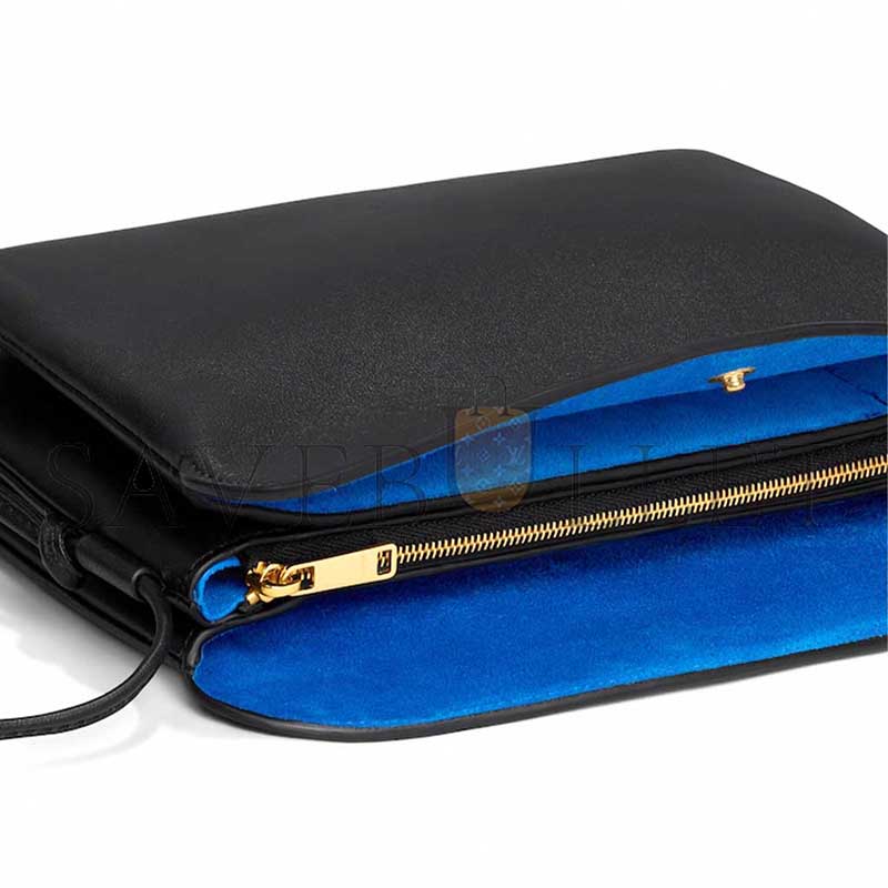 CELINE TRIO FLAP IN SMOOTH LAMBSKIN 10P862O86.38NO (22.5*13*3.5cm)